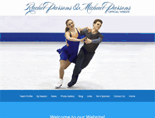 Tablet Screenshot of parsons.ice-dance.com